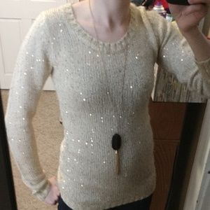 Gold Glitter Sweater